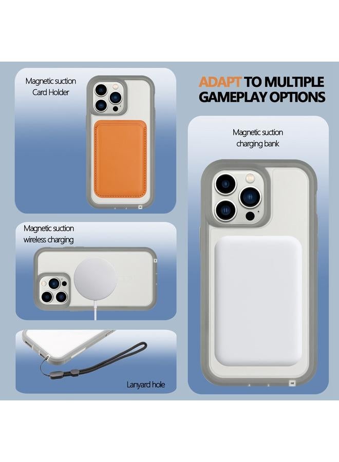 اس-توب جراب لهاتف iPhone 15 Plus Defender Series XT MagSafe المغناطيسي PC + جراب هاتف مقاوم للصدمات من مادة TPU - Image 4