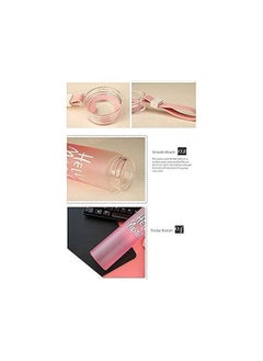 Spaceshoop Hello Master Acrylic Bottle A metal acrylic sports water bottle suitable for clubs universities and schools  It has a silicone handle for easy carrying of the bottle in the hand with a 500 ml capacity multi coloured  - Image 2