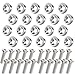 Sixzoo 20 PCS Engine Dress Up Kit CNC Finishing Fender Bumper Washers M6 Aluminum Engine Bay Dress Up Kit Fender Bolts for Trunk License Plate Frame Sliver - Image 2
