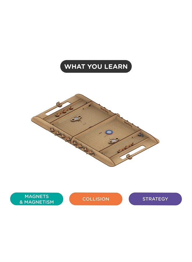 سمارتيفيتي ألعاب هوكي مغناطيسية ذكية، ألعاب تعليمية وبناءة للأطفال من سن 8 إلى 14 عامًا، هدايا للأولاد والبنات، صنع في الهند - Image 3