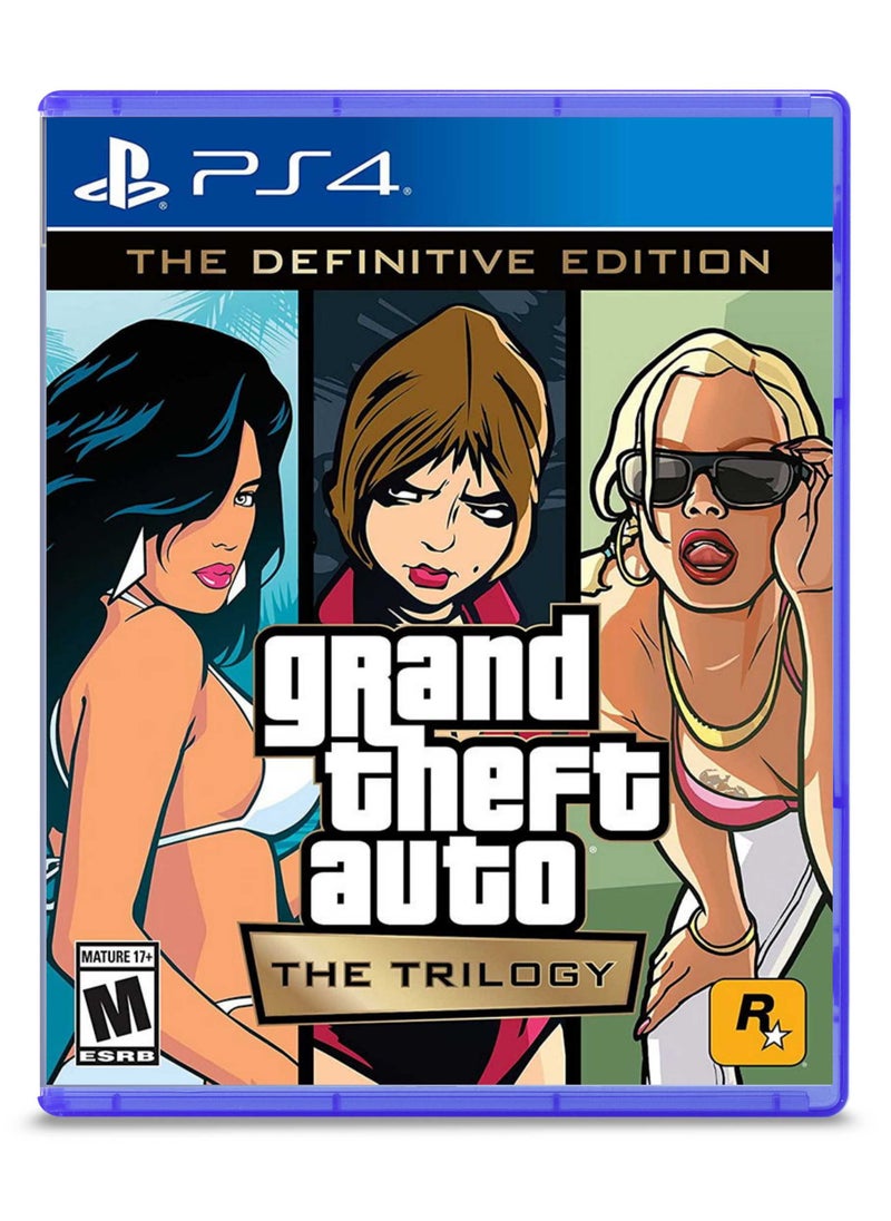 Grand Theft Auto: The Trilogy - The Definitive Edition PS4 Version - Action-Adventure Game