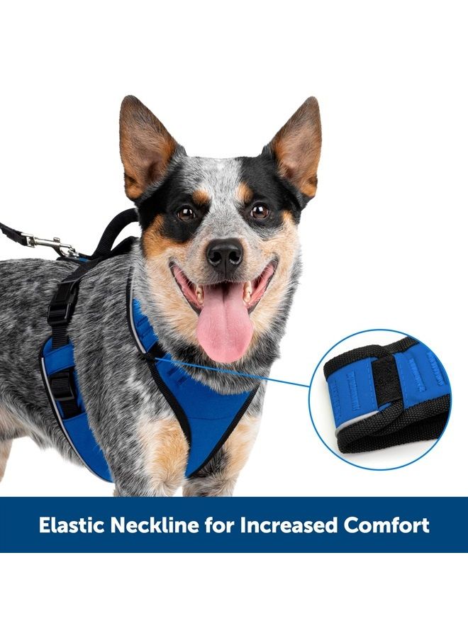 PetSafe EasySport Dog Harness, Adjustable Padded Dog Harness with Control Handle and Reflective Piping, From the Makers of the Easy Walk Harness Red Medium