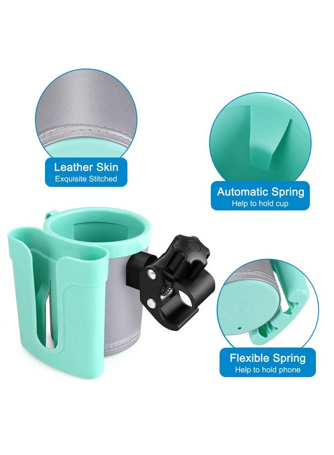 Accmor Stroller Cup Holder with Phone Keys Holder, 3-in-1 Universal Cup Holder, Drinks Bottle Holder for Stroller, Bike, Wheelchair, Walker, Scooter - Image 5