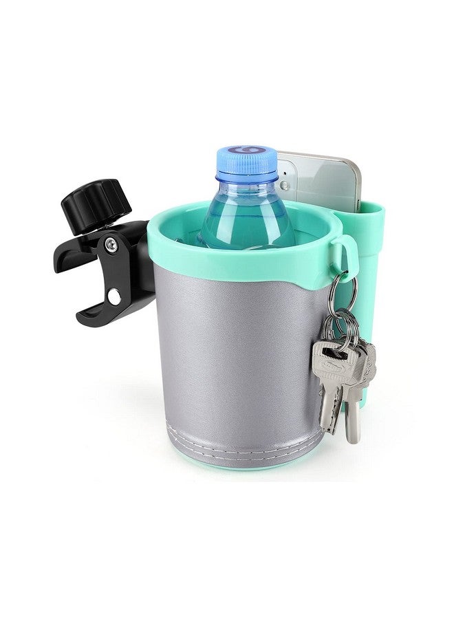 Accmor Stroller Cup Holder with Phone Keys Holder, 3-in-1 Universal Cup Holder, Drinks Bottle Holder for Stroller, Bike, Wheelchair, Walker, Scooter - Image 1