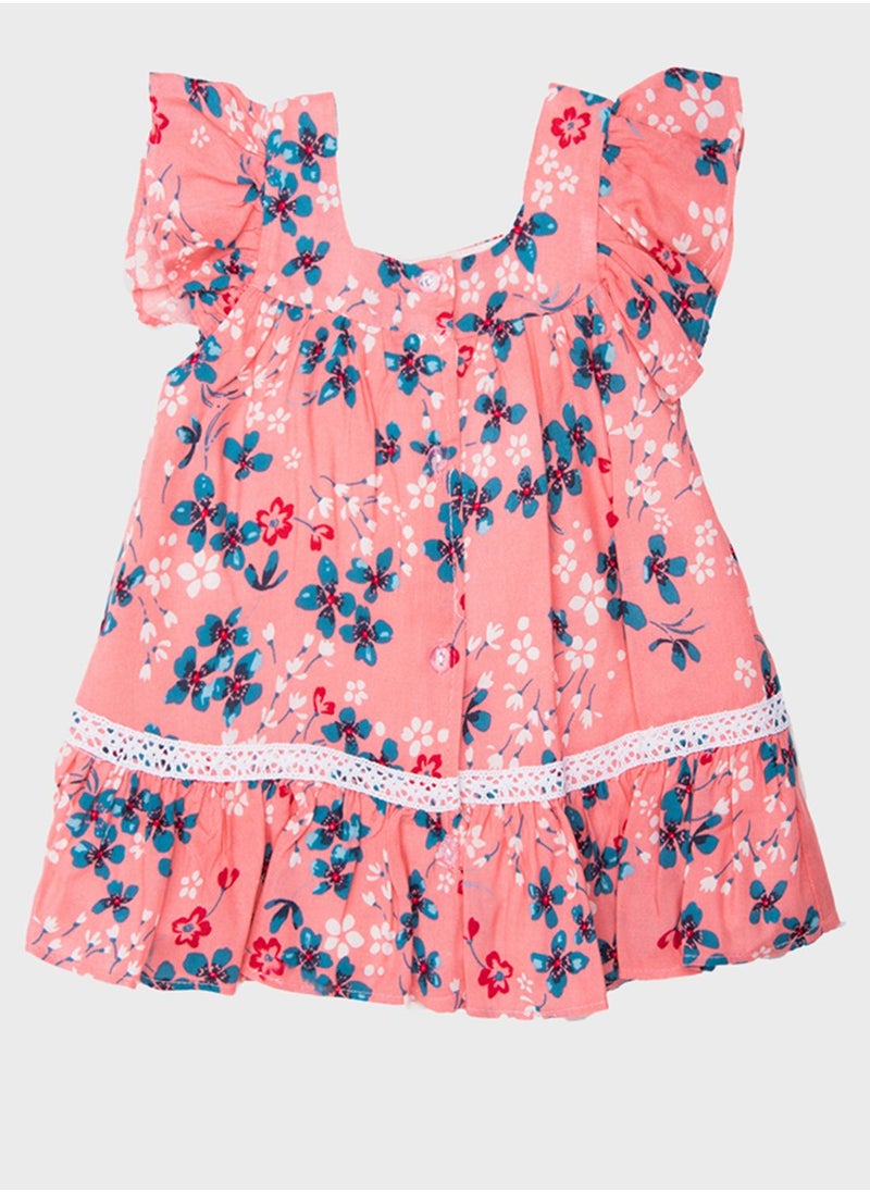 Babybol - Kids Printed Dress - Image 1
