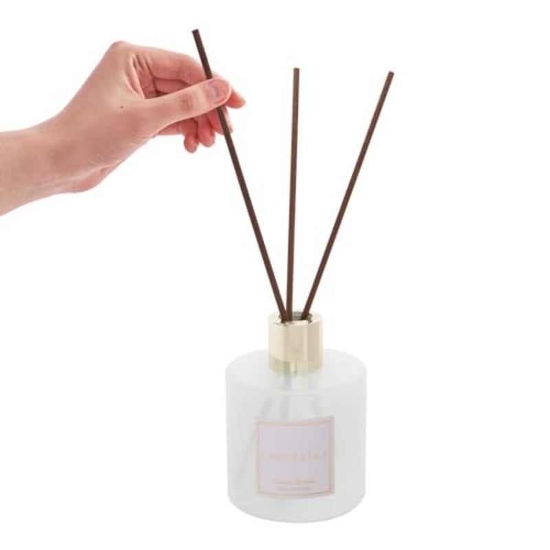 Reed Diffuser for bathroom shelf decor, rattan sticks, black, long-lasting scent diffusion - Image 3