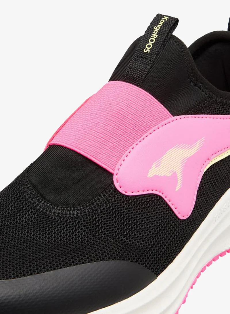 Kangaroos Black Women Slip-On Sports Shoes for Women | Best Price UAE