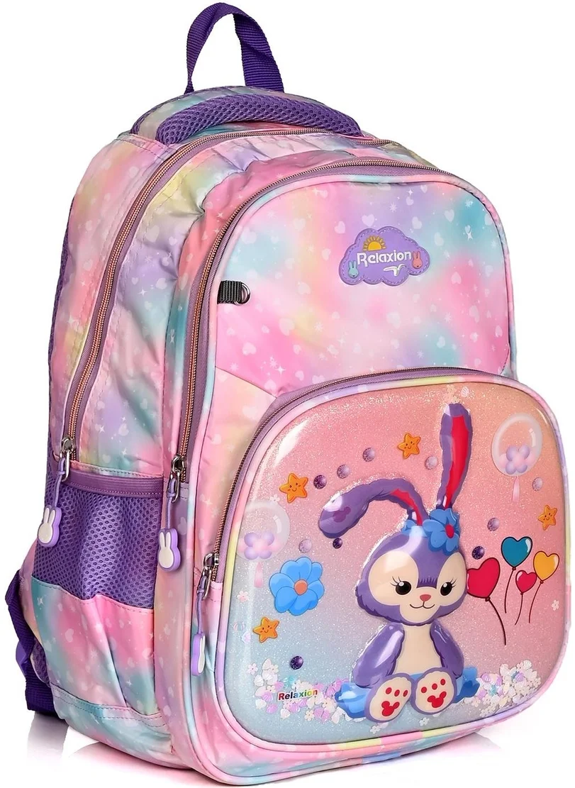 ريلاكسن Wander Embossed and Sequined School Backpack Set of 3