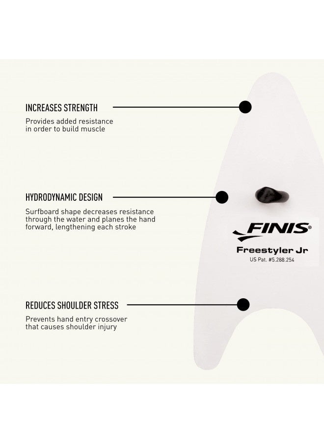 FINIS Finis Freestyler Paddles Jr White, Junior - Image 1