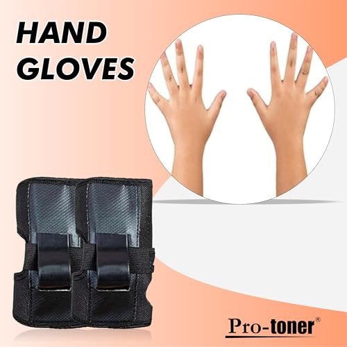 Protoner Kids Skating Protection Kit with Helmet, Knee Pads, Elbow Pads and Wrist Guards,Multiple Colors & Sizes (Blue, Large) - Image 4