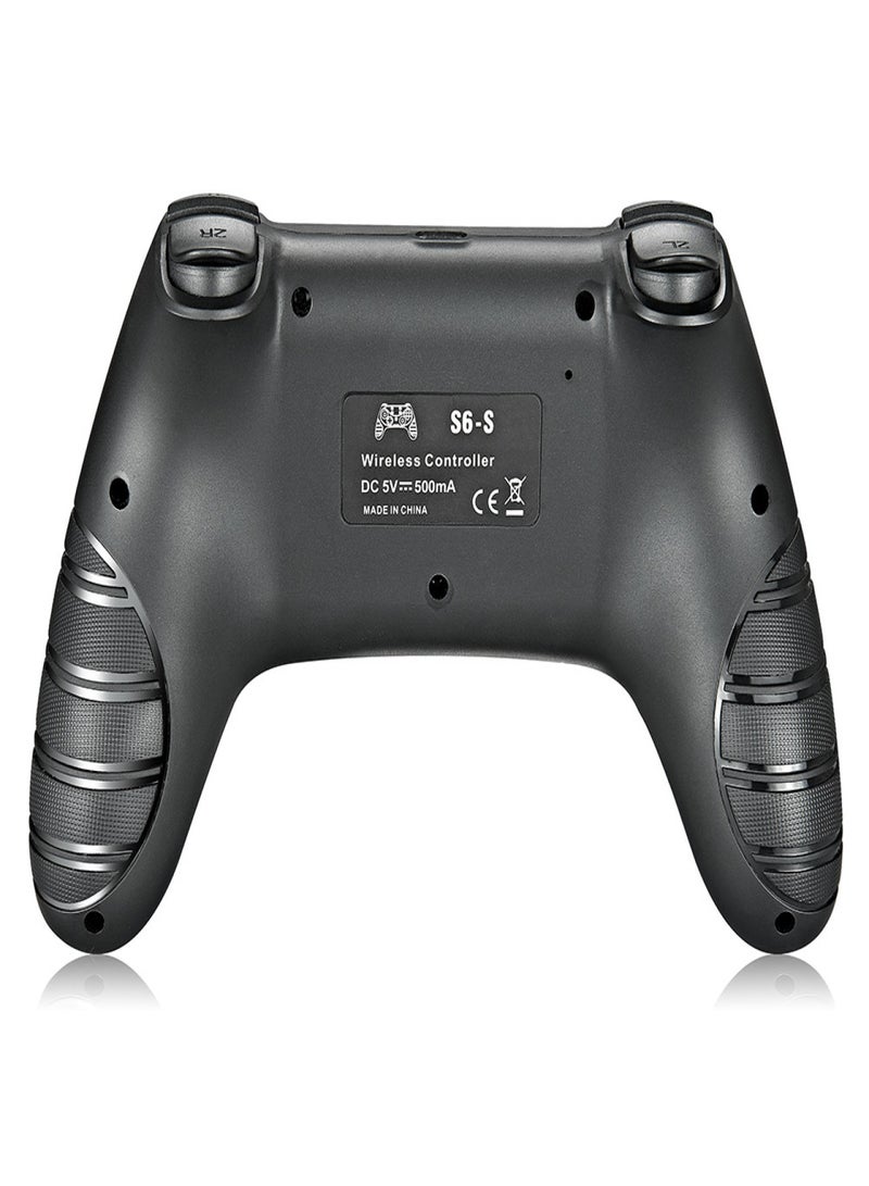 وحدة تحكم ألعاب لجهاز Switch، وحدة تحكم ألعاب لاسلكية تعمل بالبلوتوث مع مقبض 6 محاور واهتزاز مزدوج، متوافقة مع جهاز الكمبيوتر الشخصي NS-Switch - Image 3