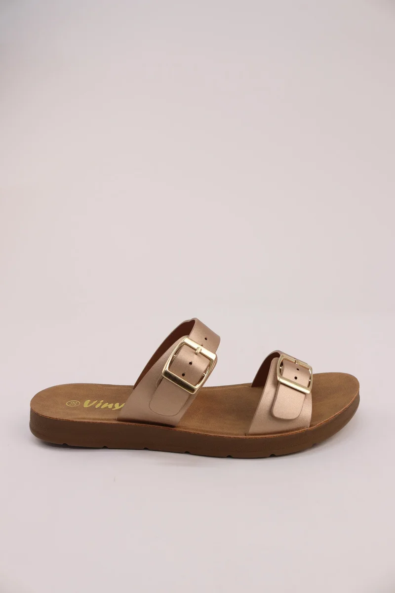 Viny VINY Women's Everyday Comfort Flat Sandals | Soft Lightweight Casual Walking Sandals for Daily Wear, Beach, Poolside, Casual Outings, Outdoor Activities, Travel & All-Day Comfort | Available in 8 Colors