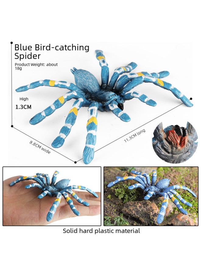 Loquat Trick Toy Simulation Spider Poisonous Spider Insect Animal Model Children's Toy Plastic Ornaments Gift-Color:KZ Mini Flying Insect B (6 Set) - Image 3