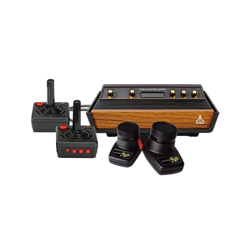 ATGAMES Atari Flashback 12 Gold, Retro Game Console, Built-in 130 Classic Games, Two Joystick and Paddle Controllers, HDMI, PLUG & PLAY on HD TV - Image 2