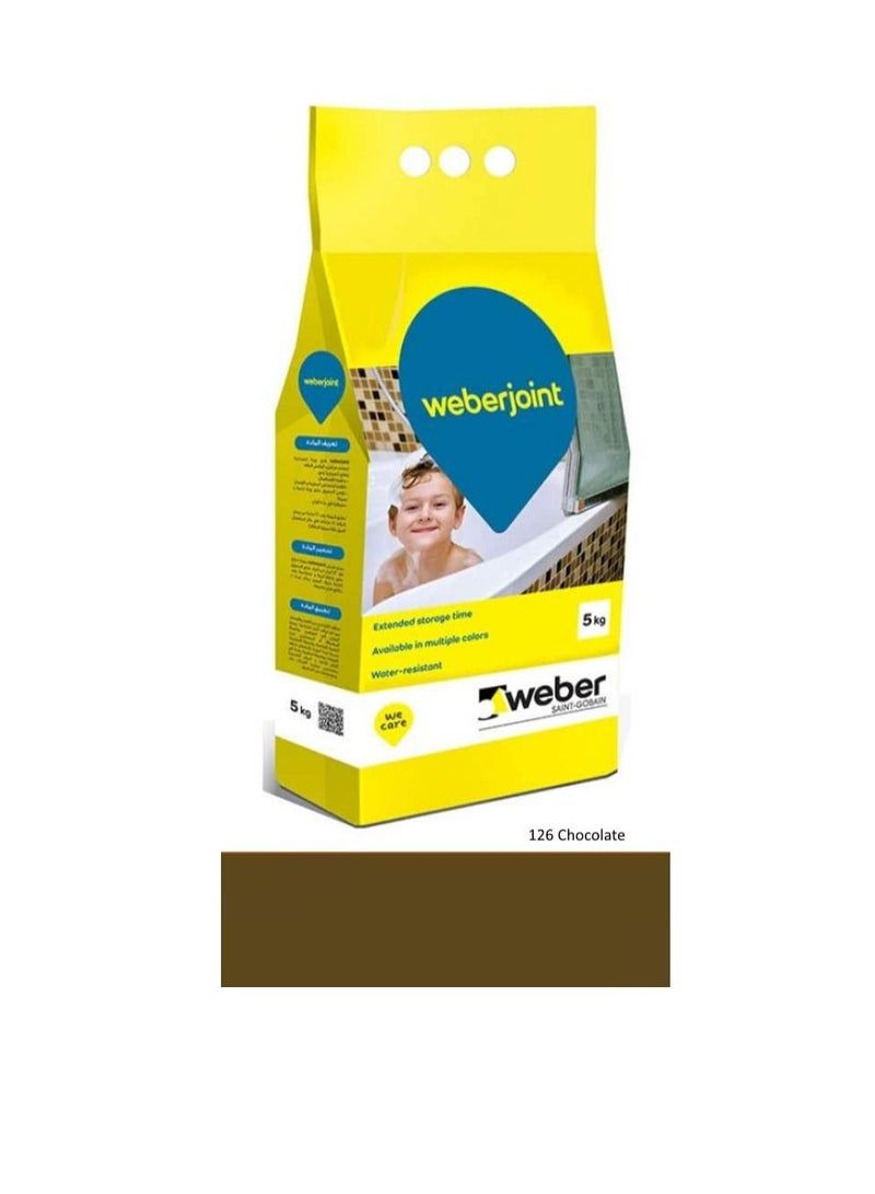 Weber Cement-Based Pre-Mixed Tile Joint Grout-Multi Colors (CHOCOLATE) - Image 3