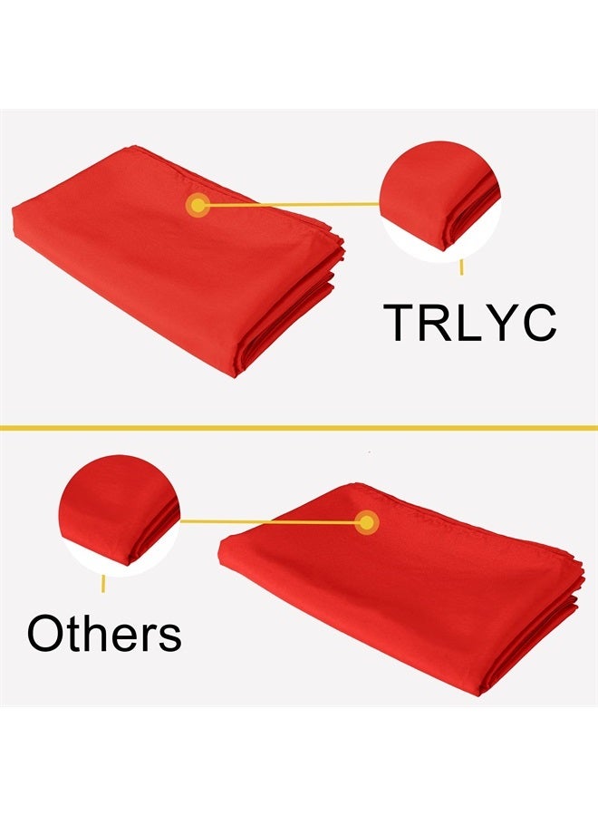 TRLYC Red Background Backdrop - 8.5x10FT Backdrop Background for Photography Red Photo Booth Backdrop for Photoshoot Photography Background Screen Video Recording Parties Curtain,4 x Backdrop Clips