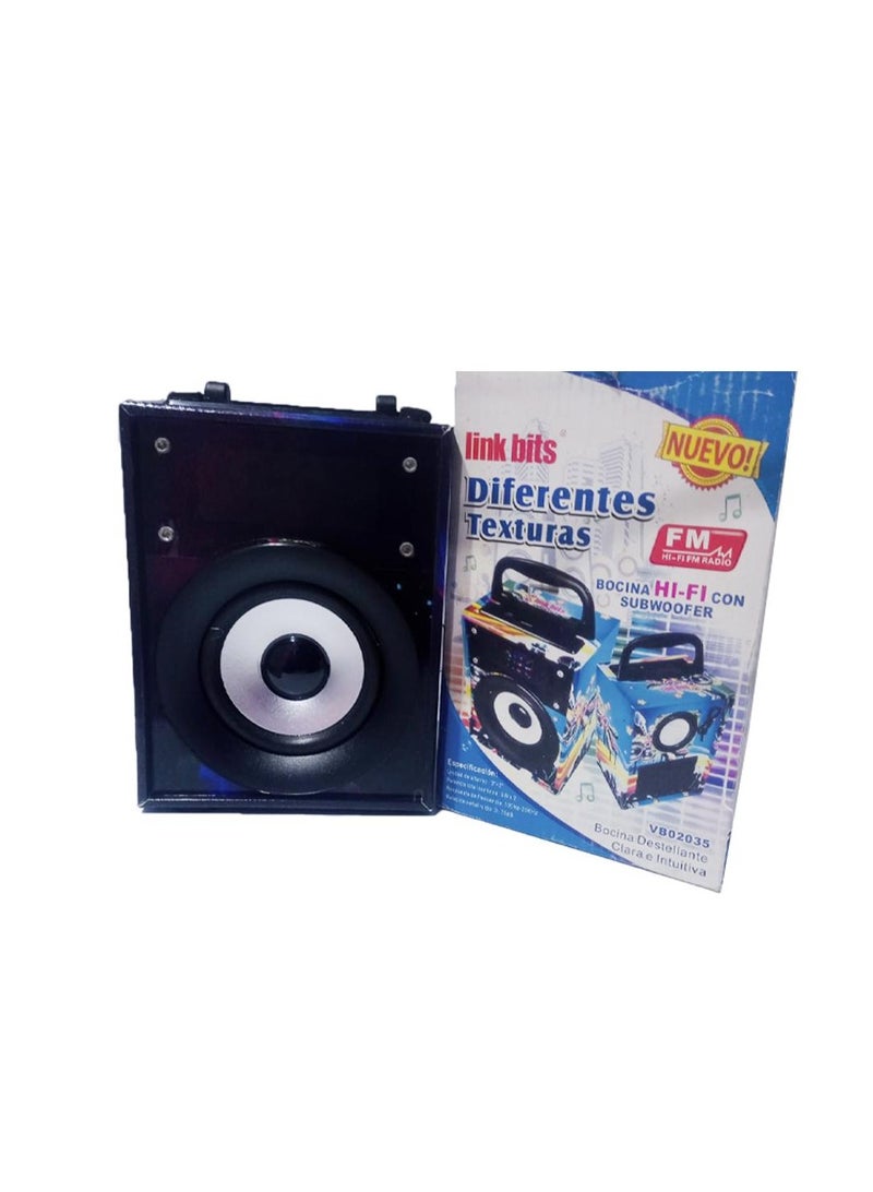 سماعة فلاش ميموري صغيرة بصوت قوي موديل 2035 مناسبة للمنازل والسيارات والمكاتب - Image 2