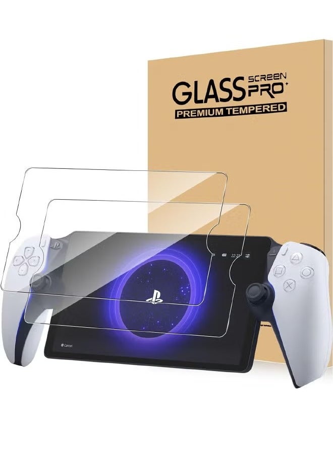 Generic 2-Pack Screen Protector Compatible with PlayStation Portal Remote Player, Ultra HD Tempered Glass PlayStation Portal Screen Protector, 9H Hardness, Scratch Resistant Anti-Fingerprint Crystal Clear  - Image 1
