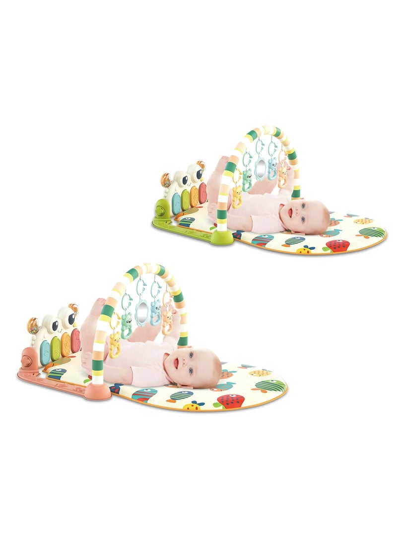 sobebear - Baby Piano Fitness Shelf Play Mat - 1PC Color May Vary - Ages 0M+ - Image 1