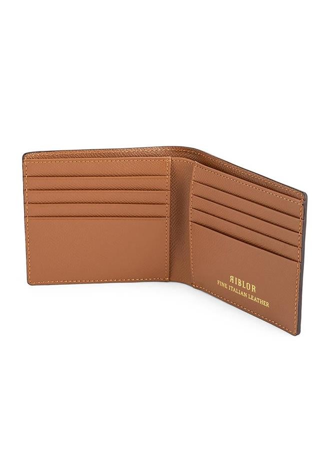 Riblor Serafino 8 Card Italian Leather Wallet Brown - Image 2
