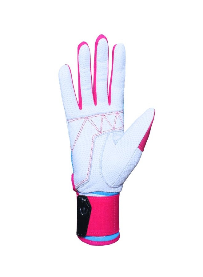 DYNASTY BASEBALL Bomb Squad Series Batting Gloves (Cotton Candy, Large) - Image 3