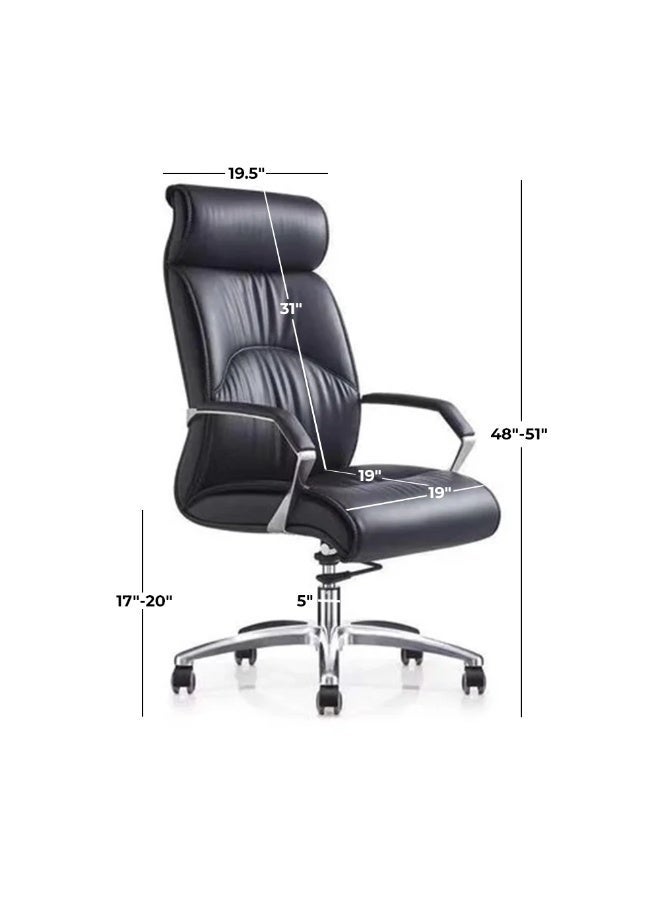 Multiwood Premium Ergonomic Office Chair Designed for Long Work Hours with Advanced Support, Enhanced Cushioning and Smooth Recline – Black - Image 2