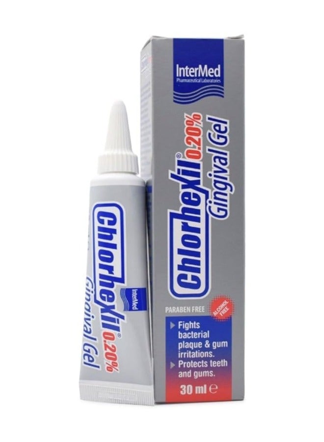 InterMed Chlorhexil 0.20% Gingival Gel – 30ml | Intensive Gum Care with Chlorhexidine for Oral Infections & Inflammation - Image 1