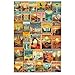 PPuzzling Vintage United States Travel Puzzles for Adults 1000 Pieces American Landscape Collage Jigsaw Puzzle Including 35 Landmarks PostersRetro Nature Scenic Puzzle Yosemite National Park Statue of Liberty - Image 2