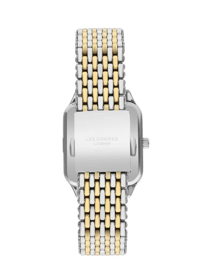 لي كوبر Women's Watch, Analog Display and Metal Strap - LC07957.230, Silver