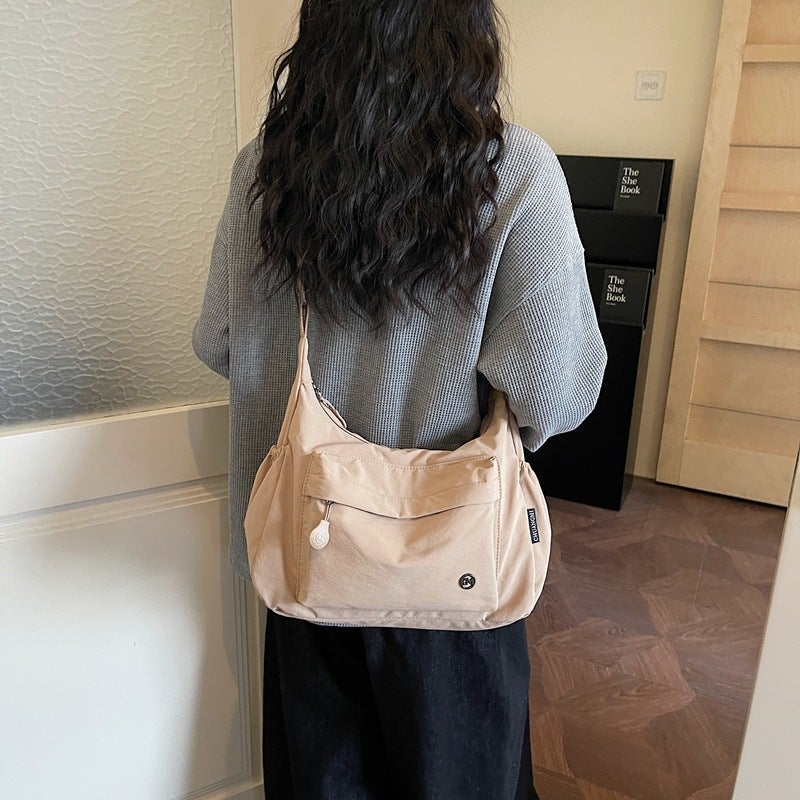 Large Capacity Canvas Nylon Shoulder Crossbody Bag - Image 4