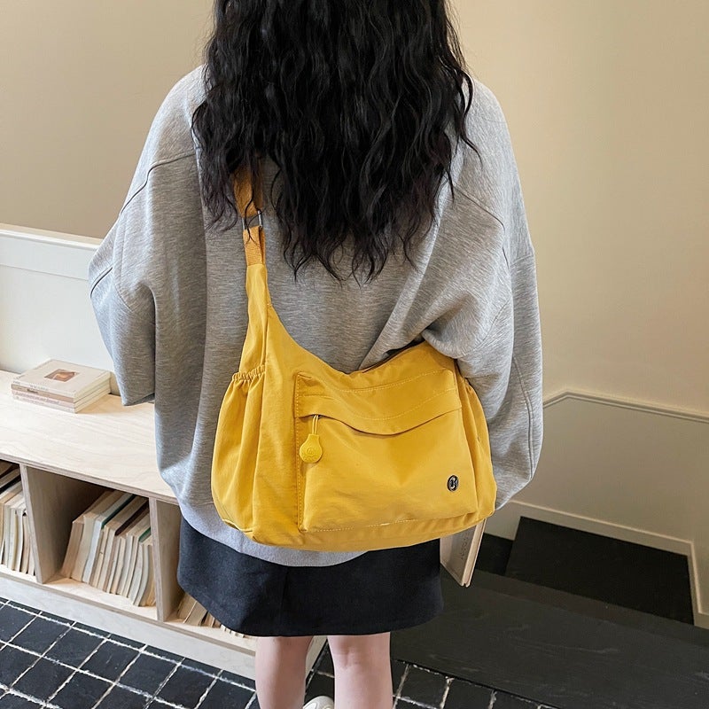 Large Capacity Canvas Nylon Shoulder Crossbody Bag - Image 2