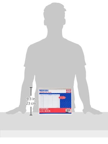 Rediform Visitors Log Book, Wirebound, White, 11 x 8.5 Inches, 50 Pages (9G620) - Image 3