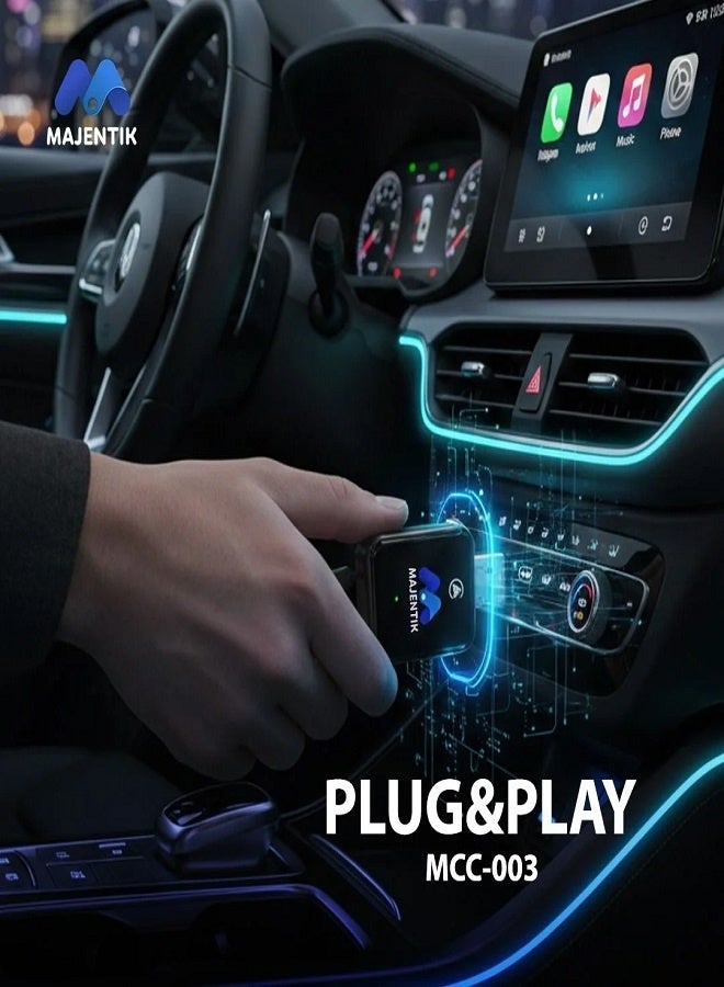 ماجنتيك محول CarPlay اللاسلكي للسيارات المزودة بنظام CarPlay المدمج MCC-003 - مصمم للسيارات المجهزة بنظام CarPlay أو Android Auto السلكي. - Image 4