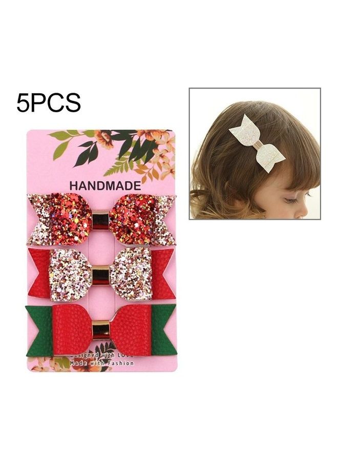 NIBEMINENT 5-Piece Baby Hairpin Combo Set Multicolour - Image 1