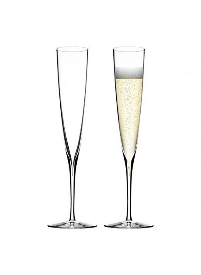 Waterford Waterford Elegance Trumpet Flute Pair 160ml, Crystal, 160 milliliters  - Image 1