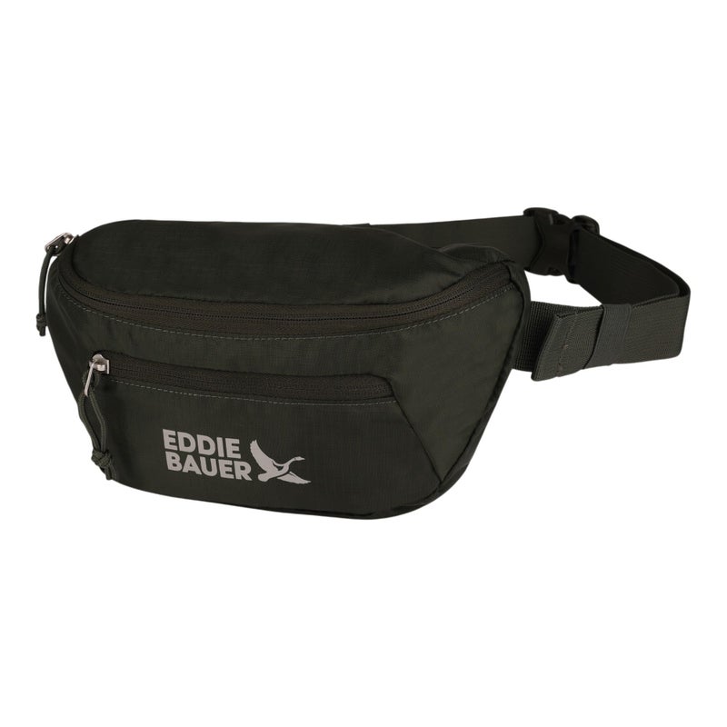 Eddie Bauer Stowaway Packable Waistpack Sling Fanny Pack Travel Foldable Lightweight Outdoor 1L Ripstop Polyester Dark Forest - Image 2