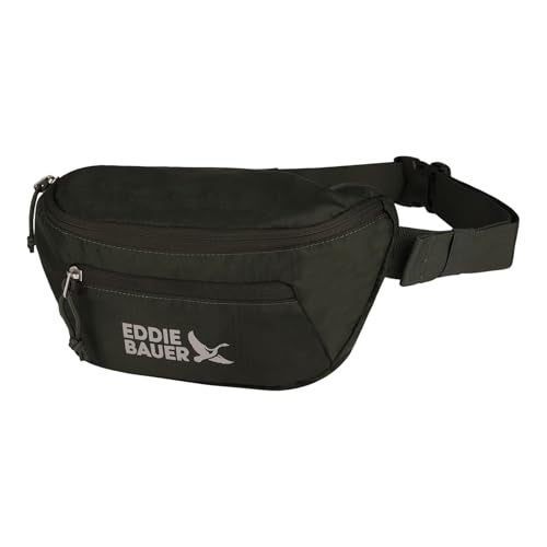Eddie Bauer Stowaway Packable Waistpack Sling Fanny Pack Travel Foldable Lightweight Outdoor 1L Ripstop Polyester Dark Forest - Image 1