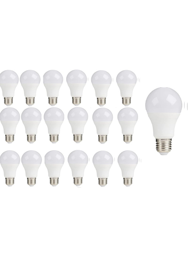 LED bulb 9 watts - E27 screw cap - provides all lighting uses inside the house - (white lighting) (19), 9.0 watts  - Image 1
