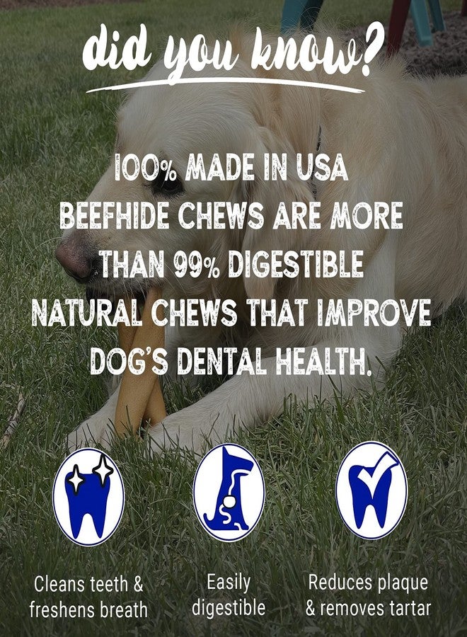 Pet Factory 100% Made in USA Beefhide Chips Dog Chew Treats - Beef & Chicken Flavor, 8 oz - Image 2