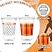 Layhit 100 Pcs Basketball Plastic Cups Bulk 15 oz Basketball Party Supplies Disposable Drinking Cups Ball Design for Birthday Party Dinnerware Decoration Events Family Dinner - Image 4