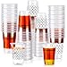 Layhit 100 Pcs Basketball Plastic Cups Bulk 15 oz Basketball Party Supplies Disposable Drinking Cups Ball Design for Birthday Party Dinnerware Decoration Events Family Dinner - Image 2