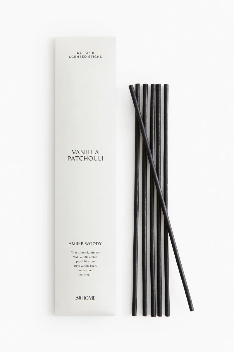 اتش اند ام أعواد معطرة - عبوة من 6 قطع