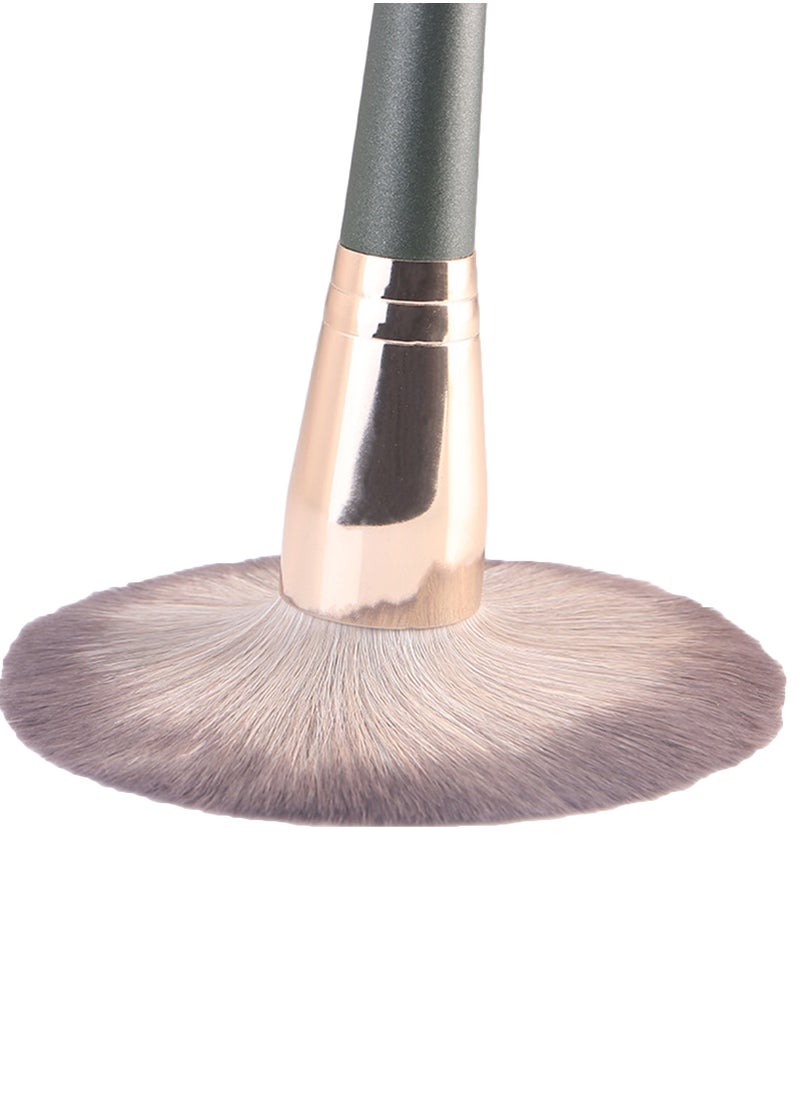 14-Piece Makeup Multi Use Brush Set, Green