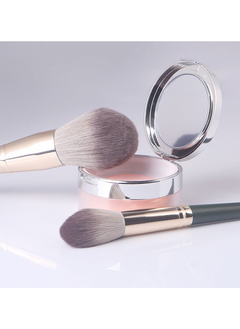14-Piece Makeup Multi Use Brush Set, Green