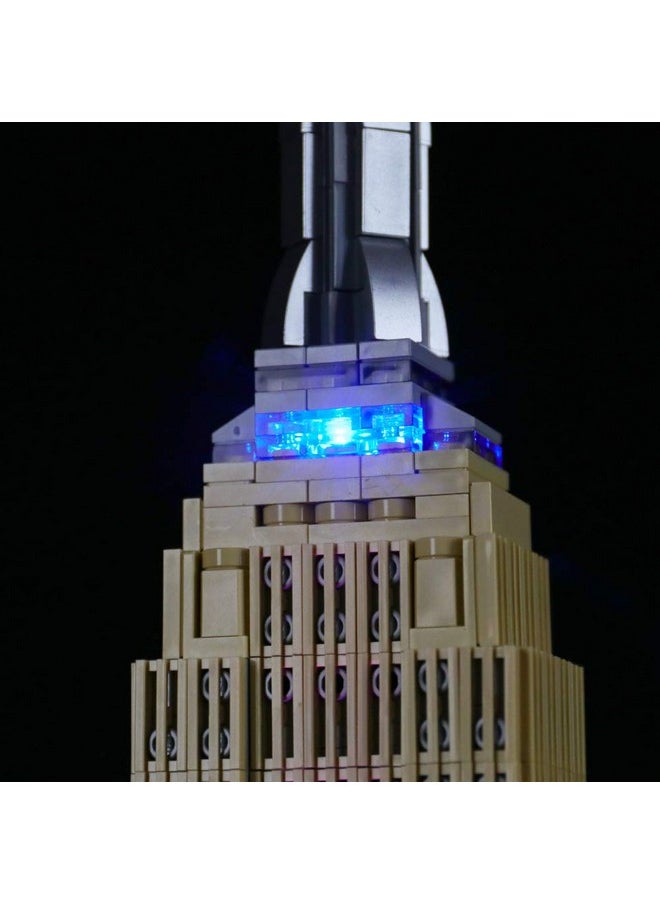 BRIKSMAX Briksmax Led Lighting Kit for Architecture Empire State Building - Compatible with Lego 21046 Building Blocks Model- Not Include The Lego Set  - Image 4