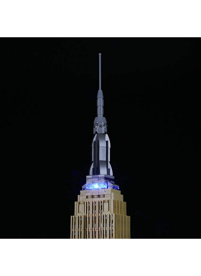 BRIKSMAX Briksmax Led Lighting Kit for Architecture Empire State Building - Compatible with Lego 21046 Building Blocks Model- Not Include The Lego Set  - Image 3