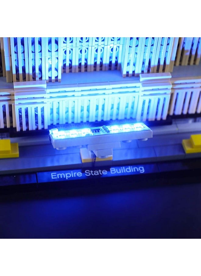 BRIKSMAX Briksmax Led Lighting Kit for Architecture Empire State Building - Compatible with Lego 21046 Building Blocks Model- Not Include The Lego Set  - Image 5