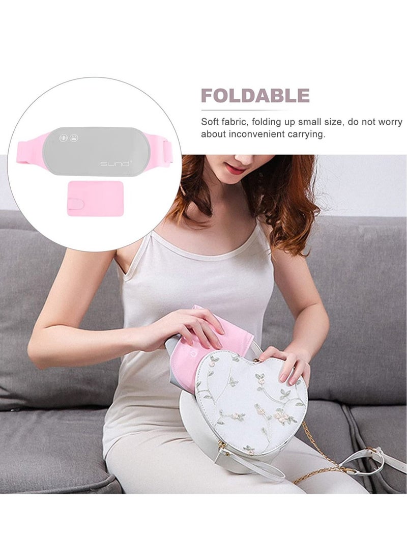 Captaintech Menstrual Heating Pad Waist Belt Massage Heating Belt for Women Girls Menstrual Period Back Belly Pain Relief  - Image 5