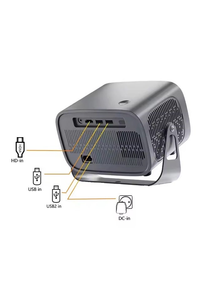 Portable Mini Projector Home Theater 3D LED Cinema Smart TV Home Audio Video Support Full HD 720P Video Beam Projector  - Image 4