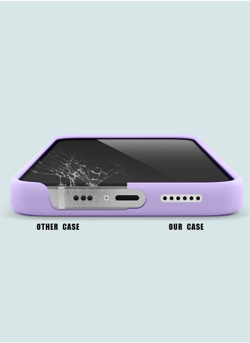 Techie - Apple iPhone 14 Plus Liquid Silicone Magsafe Case Cover -  Light Purple - Image 1
